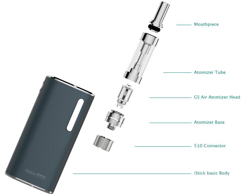 Kit Débutant iStick Basic 2.0ml & 2300mAh avec GS Air 2 14mm - Eleaf