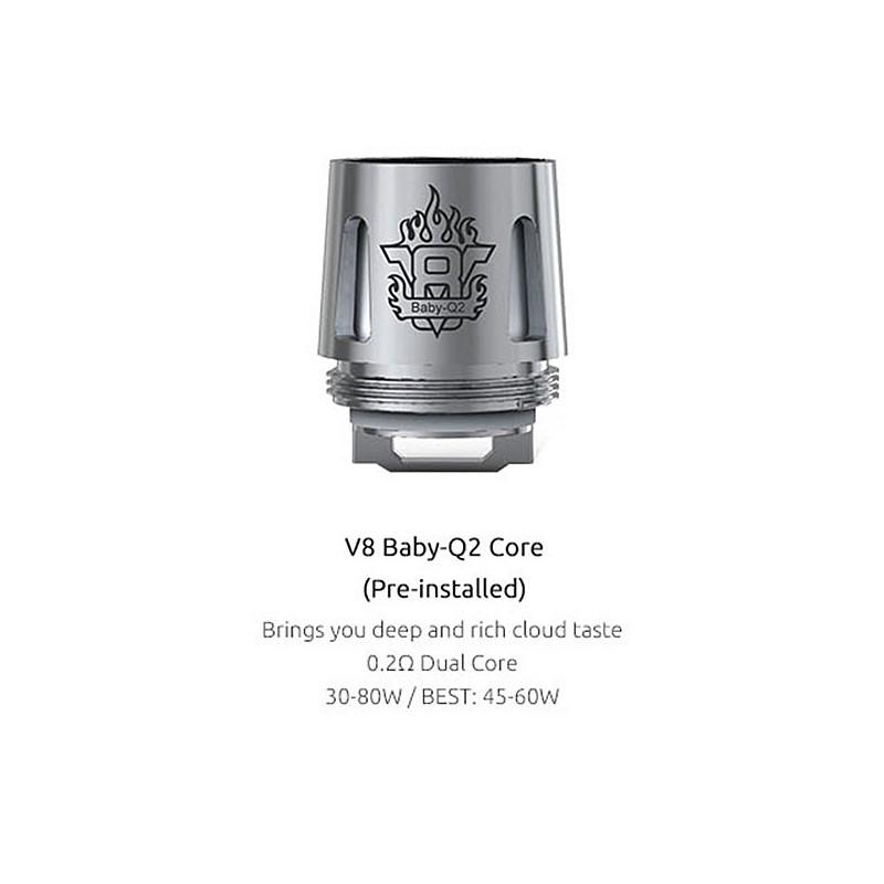 Coil V8 Baby-Q2 0.4/0.6ohm - SMOK (5PCS-PACK)