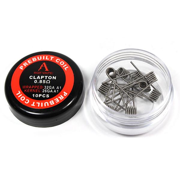Coils Rofvape Clapton Prebuilt 0.85 Ohm 10PCS-PACK (26GA+32GA)