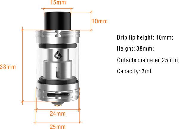 Clearomiseur Sub-ohm illusion Mini 3ml - Geekvape