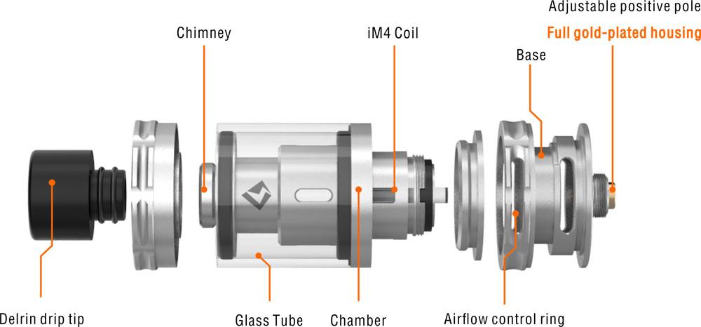 Clearomiseur Sub-ohm illusion Mini 3ml - Geekvape