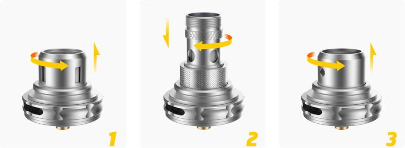 Clearomiseur Sub-ohm illusion Mini 3ml - Geekvape