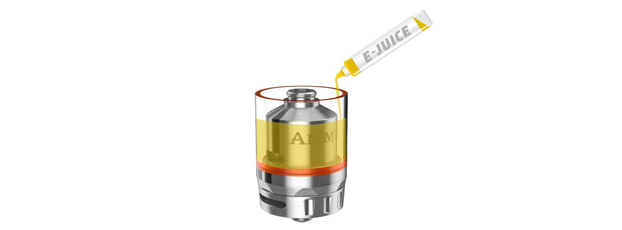 Atomiseur Tank Ammit Dual Coil RTA 3-6ML- Geekvape