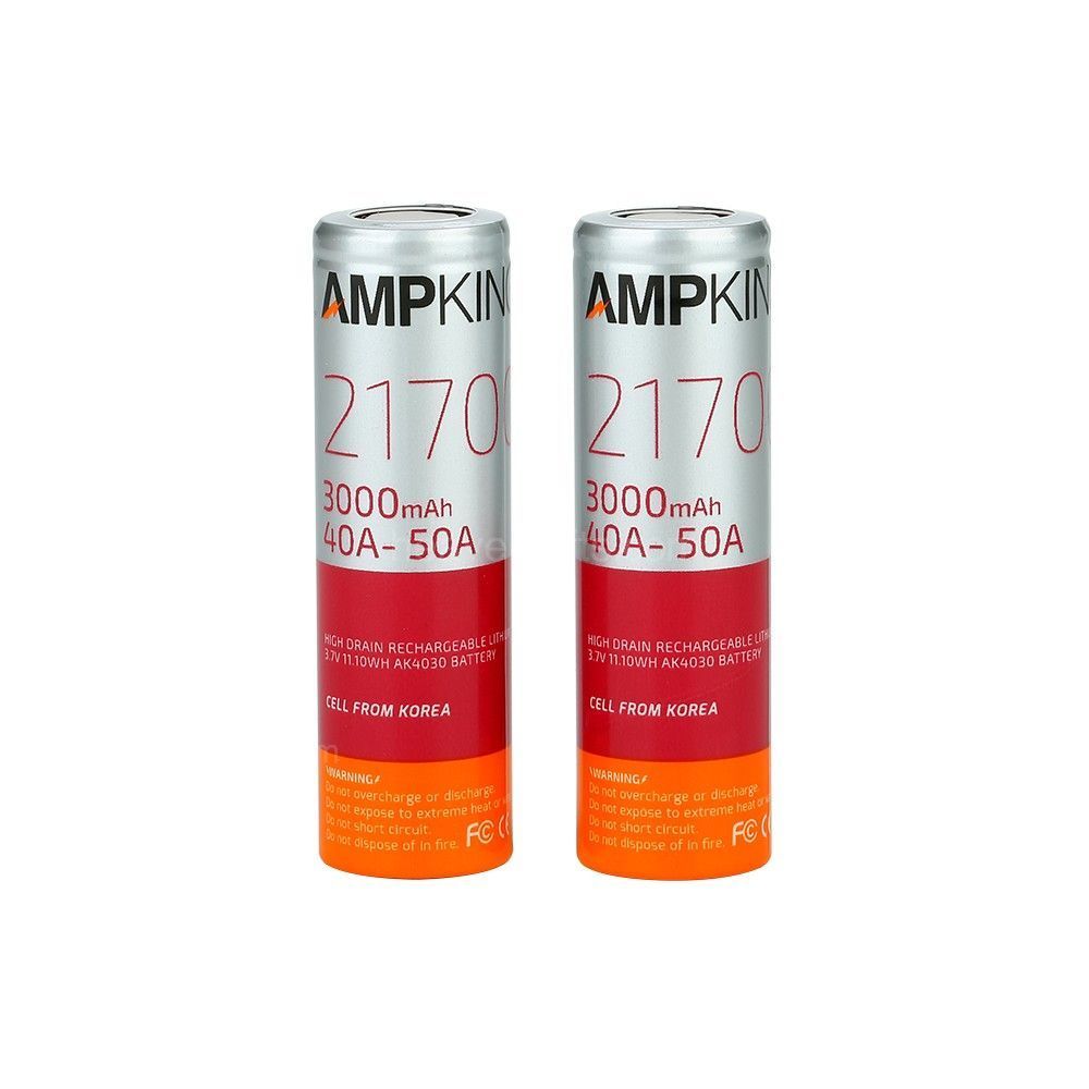 Ampking AK4030 21700 Batterie Li-ion haute consommation 35A 3000mAh