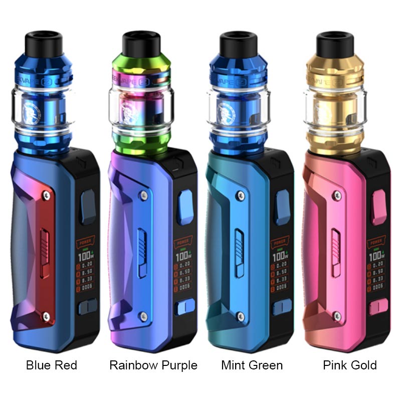 Kit Geekvape S100 (Aegis Solo 2) 100W avec atomiseur Zeus Sub Ohm 2021 5.5ml