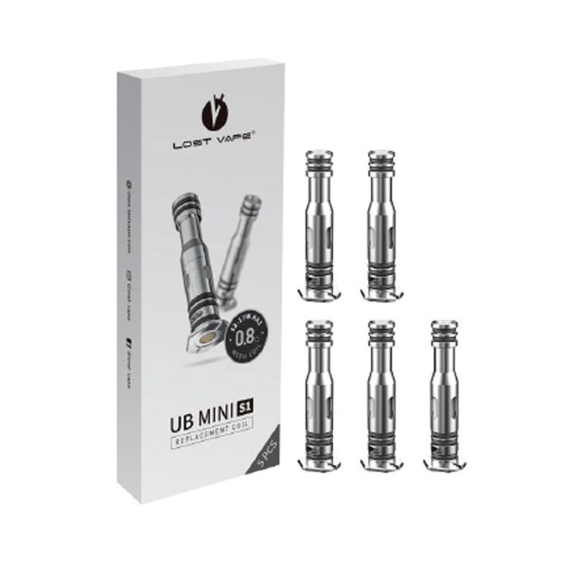 Lost Vape UB Mini Coil pour Orion Mini Kit / Ursa Pro Kit / Ursa Nano Pro Kit / Orion Art Kit / Ursa Nano S / Ursa Art Kit / Ursa Baby Pro Kit (5 pièces/paquet)