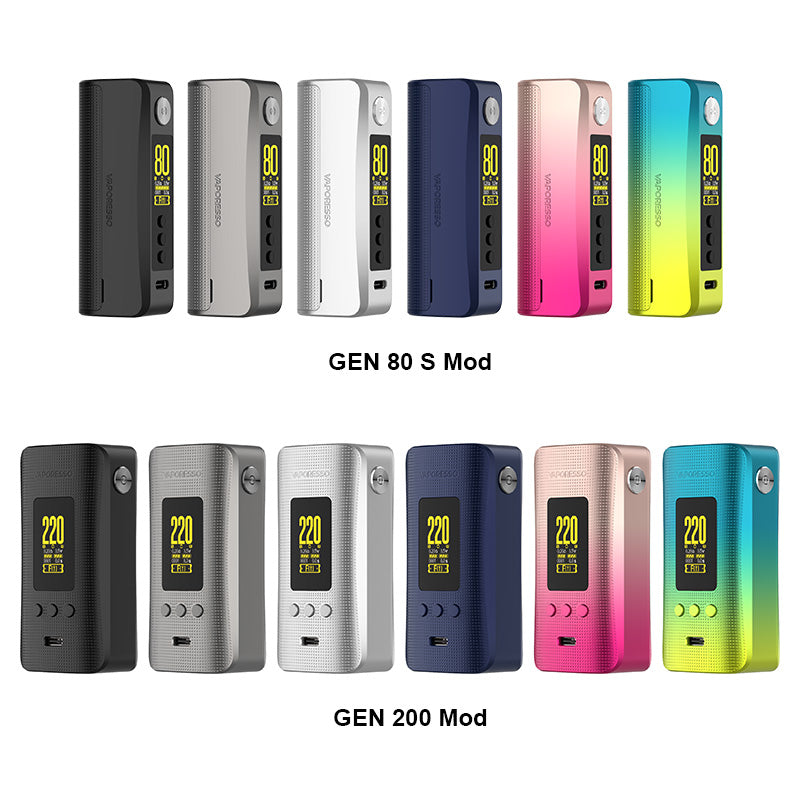 Vaporesso GEN 200 & GEN 80 S Box Mod Pas Cher en Ligne frvapormo Vaporesso GEN 200 & GEN 80 S Box Mod Pas Cher en Ligne frvapormo
