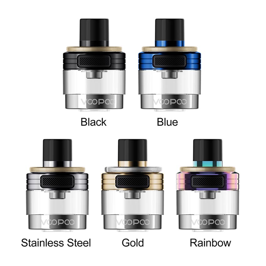 Cartouche de dosette vide VOOPOO PnP-X 5 ml pour kit DRAG S PNP-X, kit DRAG X PNP-X