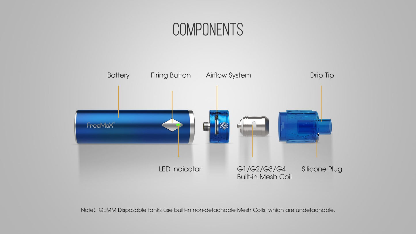 Kit Débutant GEMM 2900mAh&80W - Freemax