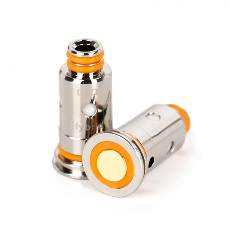 Bobine Geekvape série G pour kit de pod Aegis, kit de stylet Wenax, kit Wenax C1 / kit G18 / kit Wenax S-C / pod AP2 / réservoir SIREN G MTL (5pcs / pack)
