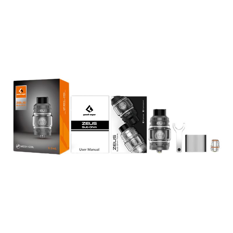Clearomiseur Zeus Sub ohm 5ml - Geekvape