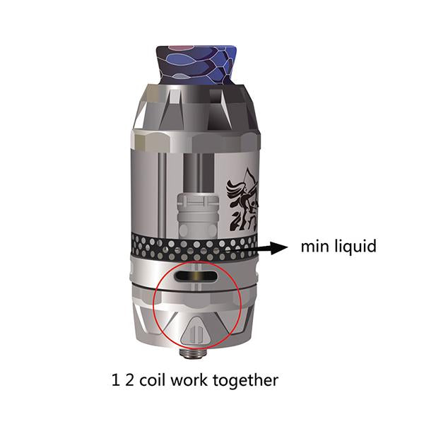 Atomiseur Tank Qtank Dual Flavor Subohm -HENGLING (5ML)