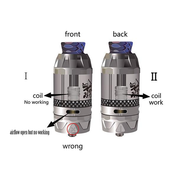 Atomiseur Tank Qtank Dual Flavor Subohm -HENGLING (5ML)