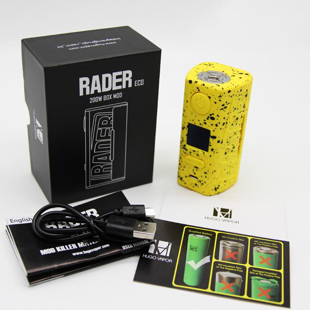 Box MOD Rader ECO 200W TC - Hugo Vapor