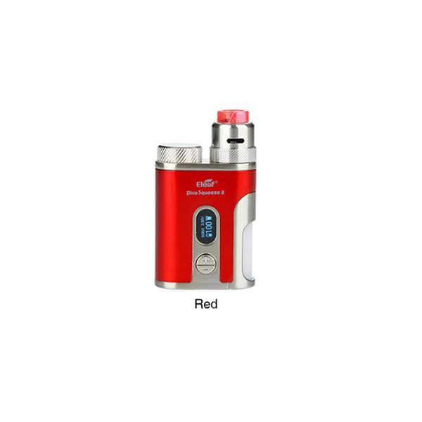 Kit Squonk Pico Squeeze 2 100W avec Coral 2 RDA - Eleaf (Rouge) frvapormo Kit Squonk Pico Squeeze 2 100W avec Coral 2 RDA - Eleaf (Rouge) frvapormo