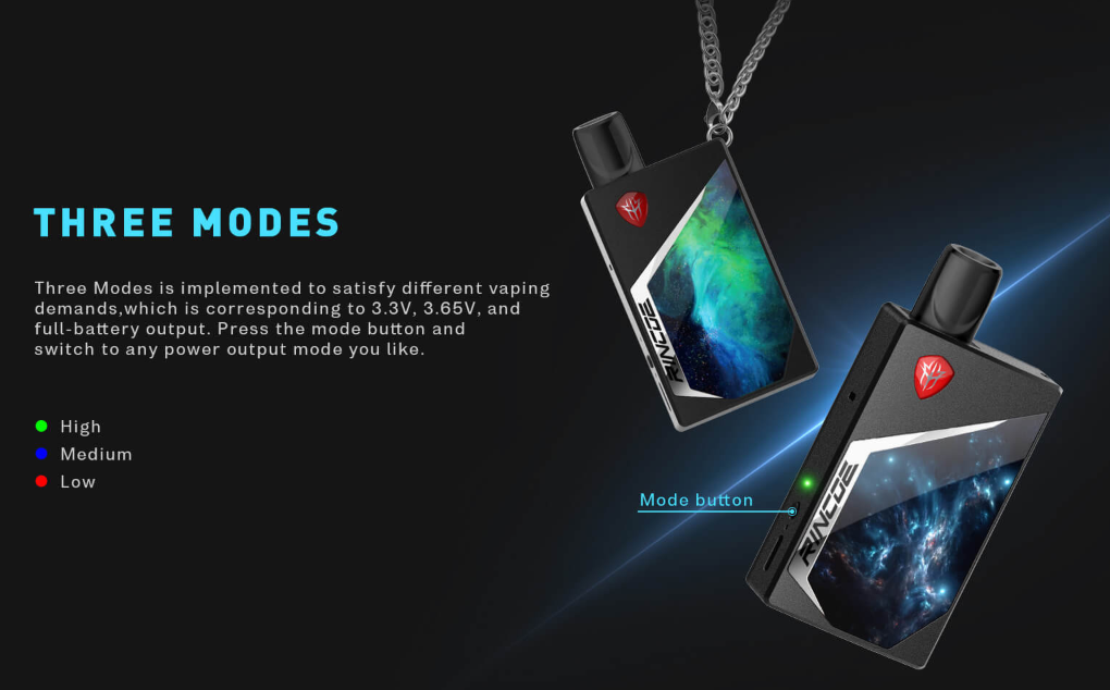Kit Pod Débutant Tix - Rincoe 1000mAh
