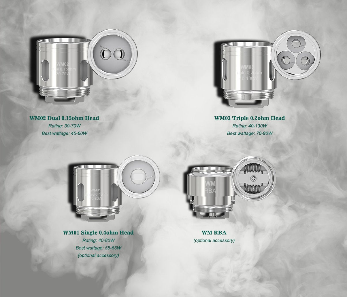 Résistance de rempalcement pour GNOME Sub Ohm Tank de WISMEC 5PCS-PACK