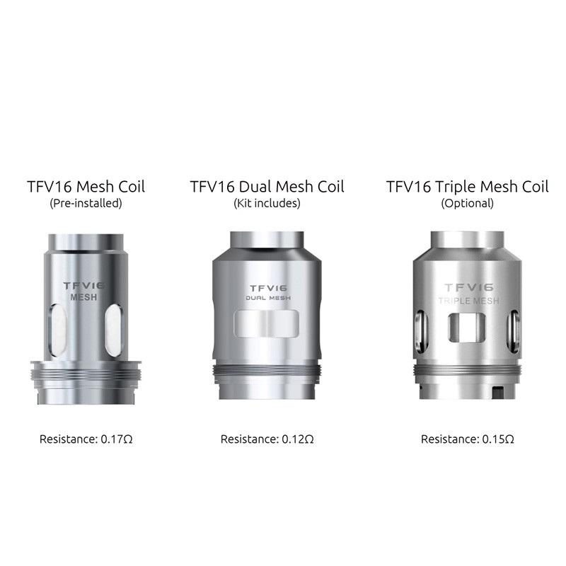 Résistance TFV16 - Smok pour kit Mag P3, réservoir TFV16, réservoir TFV18