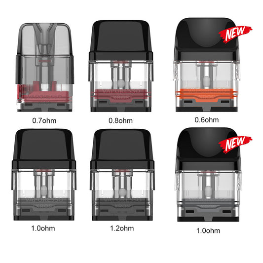 Vaporesso Xros Pod Cartouche pour Xros / Xros 2 / Xros Mini / Xros X / Xros X Mini / Xros Nano / Xros 3 Nano 2ml / 3ml (4pcs/pack)