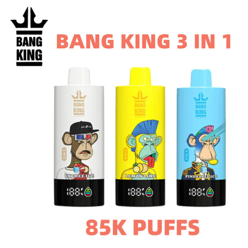 Kit jetable Bang King Triple 85K 3in1 (85000 Puffs)