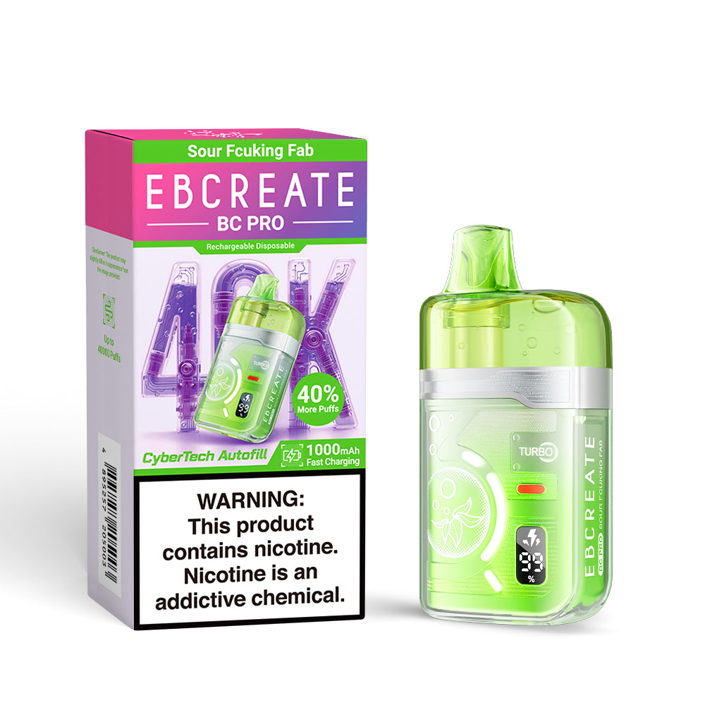 Kit jetable EBCREATE BC PRO 40K 40000 Puffs