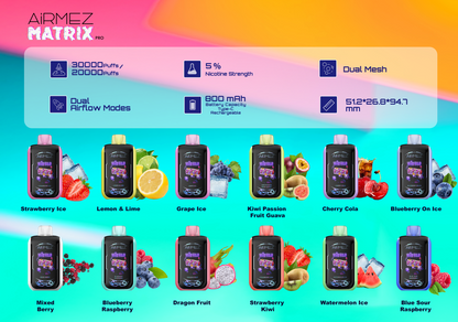 Kit jetable Airmez Matrix 25000 25K Puffs