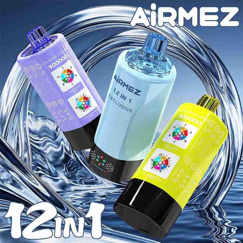 Kit jetable Airmez 12en1 300K 300000 Puffs 90ml