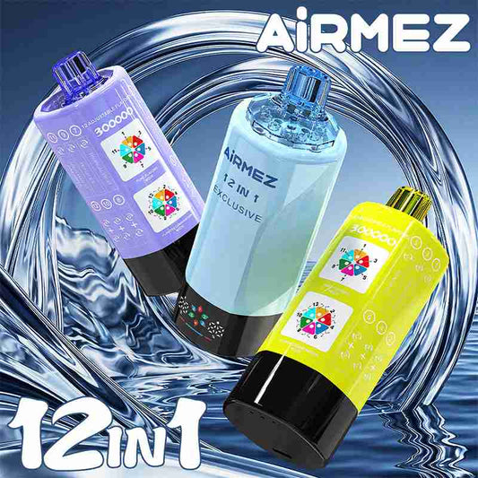 Kit jetable Airmez 12en1 300K 300000 Puffs 90ml