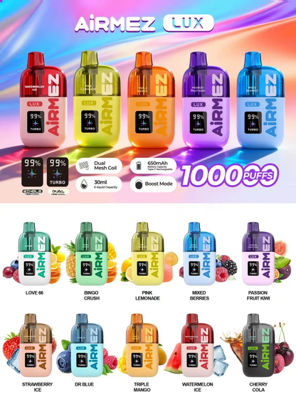 Kit jetable Airmez Lux 100000 100K Puffs