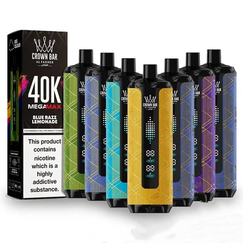 Kit jetable AL Fakher Crown Bar Mega Max 40K 40000 Puffs