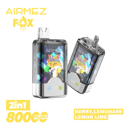 Kit jetable AiRMEZ Fox 80000 80K Puffs 30ml (Dual Flavor)