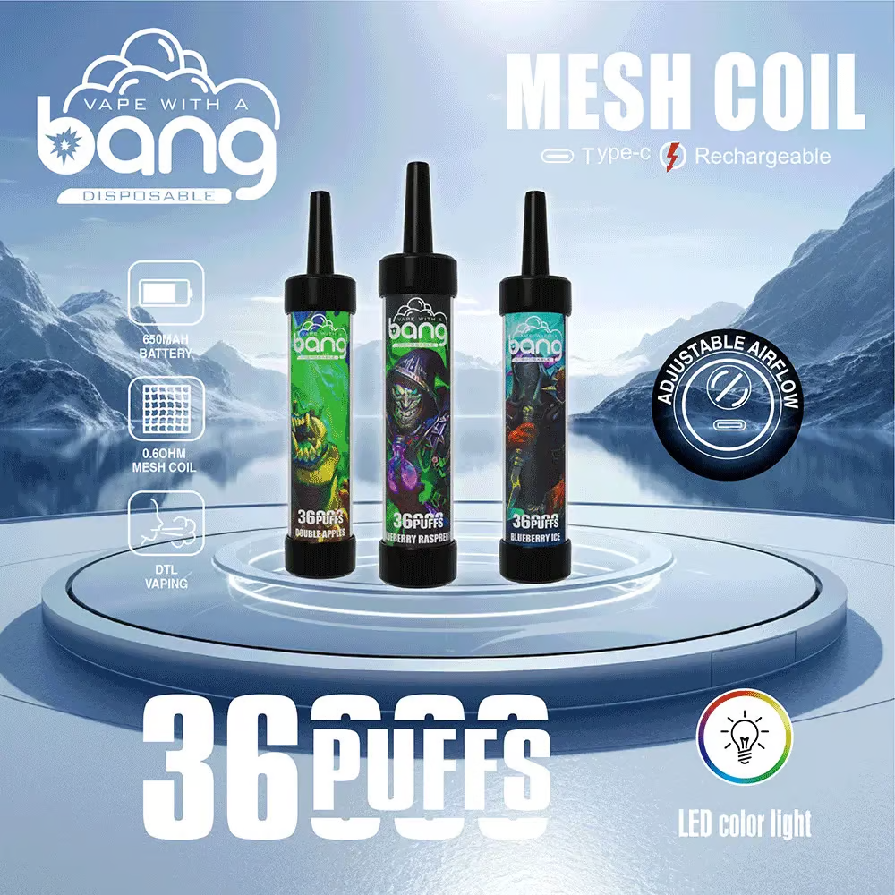 Kit jetable rechargeable DTL Bang 36000 Puffs