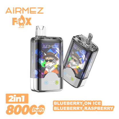 Kit jetable AiRMEZ Fox 80000 80K Puffs 30ml (Dual Flavor)