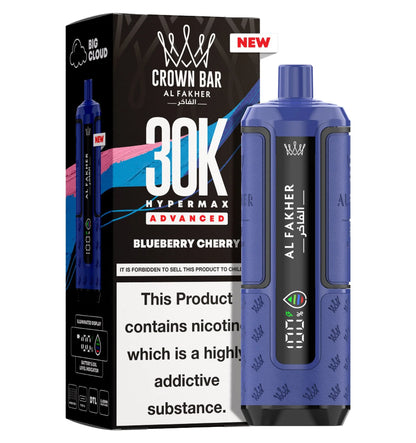 Kit jetable prérempli AL Fakher Crown Bar 30K Hypermax