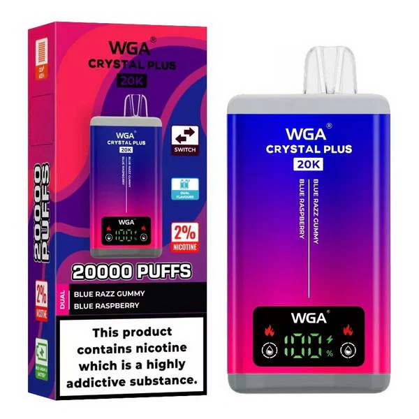 Kit jetable rechargeable WGA Crystal Plus 20000 Puffs 2-in-1