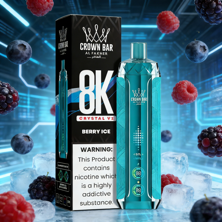 Kit jetable AL Fakher Crown Bar 8000 Crystal V2