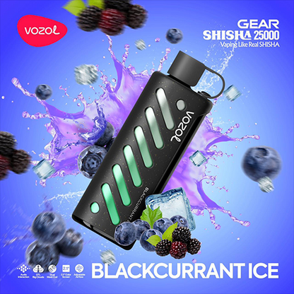 Kit jetable Vozol GEAR SHISHA 25000 Puffs