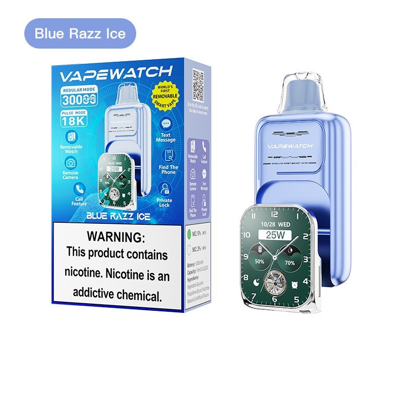 Kit jetable JNR VapeWatch Removable Screen 30K (30000 Puffs)