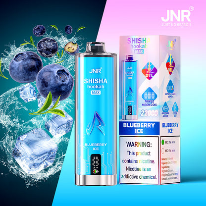 Kit jetable JNR Shisha Hookah Max 22000 Puffs DTL