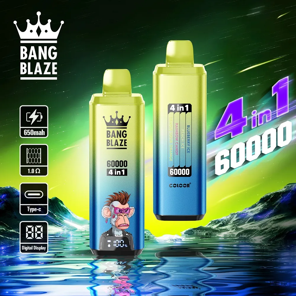 Kit jetable rechargeable Bang Blaze 4IN1 60000 Puffs
