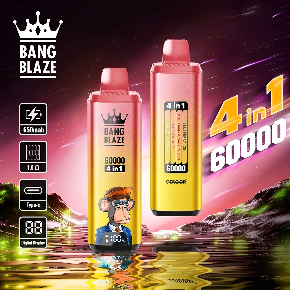 Kit jetable rechargeable Bang Blaze 4IN1 60000 Puffs