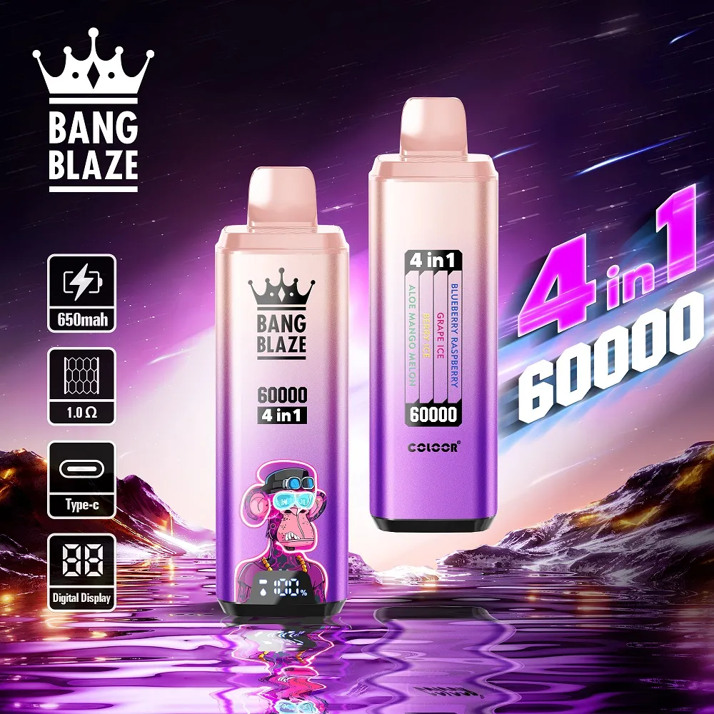 Kit jetable rechargeable Bang Blaze 4IN1 60000 Puffs