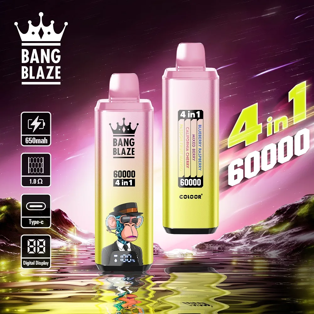 Kit jetable rechargeable Bang Blaze 4IN1 60000 Puffs