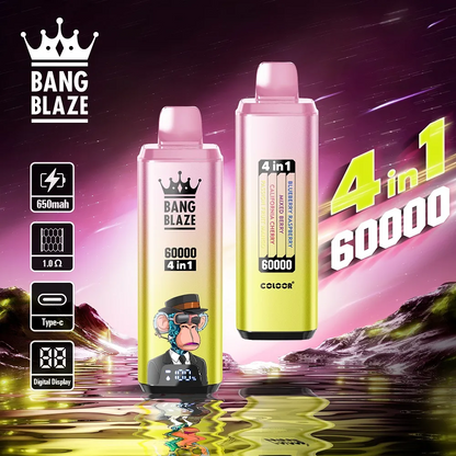 Kit jetable rechargeable Bang Blaze 4IN1 60000 Puffs