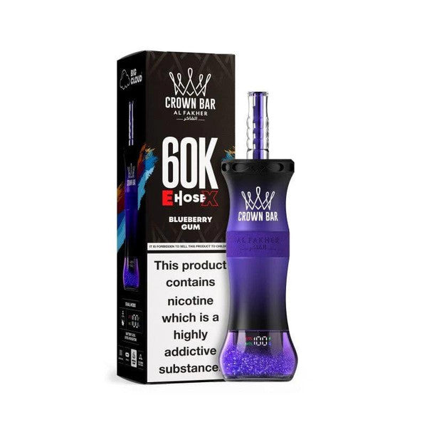 Kit jetable AL Fakher Crown Bar 60K 60000 Puffs E-Hose X