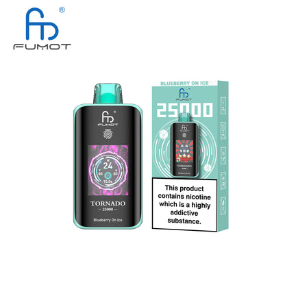[Clearance Sale] Kit jetable rechargeable Fumot Randm Tornado 25000 25K Puffs (Touch Button)