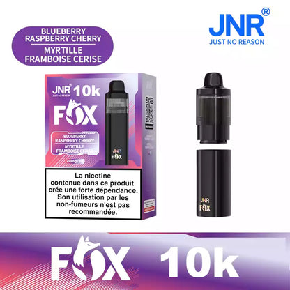 Kit jetable prérempli JNR Fox 10000 Puffs