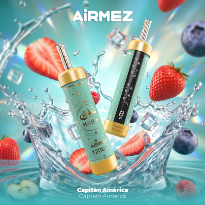Kit jetable rechargeable Airmez HABIBI 120K 120000 Puffs Shisha Hookah