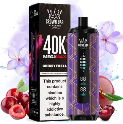 Kit jetable AL Fakher Crown Bar Mega Max 40K 40000 Puffs