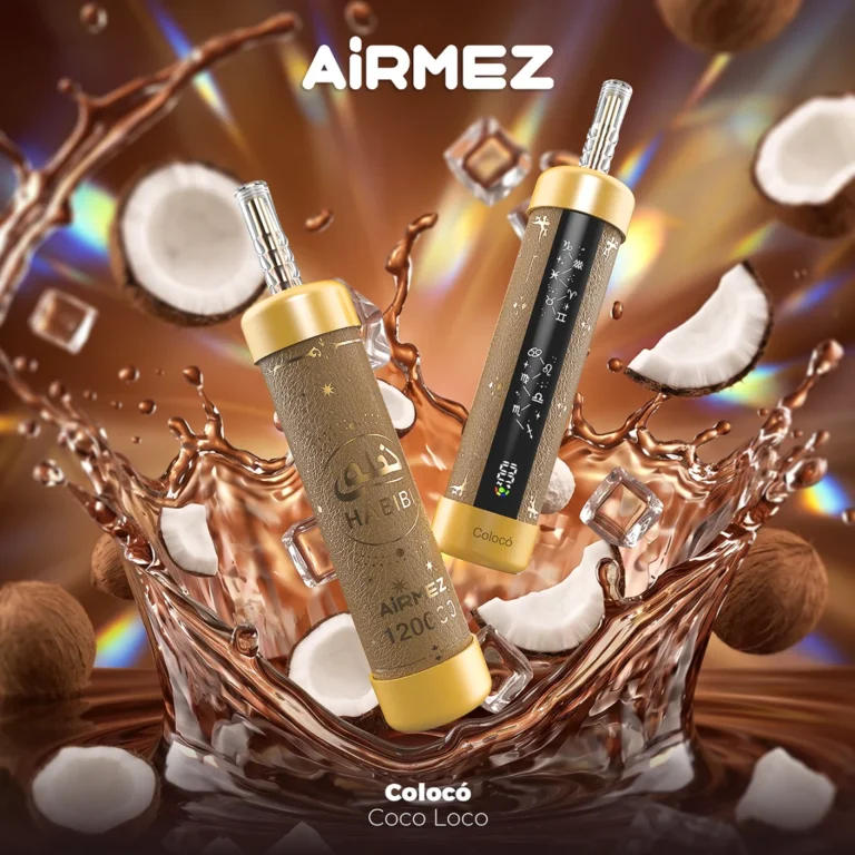 Kit jetable rechargeable Airmez HABIBI 120K 120000 Puffs Shisha Hookah